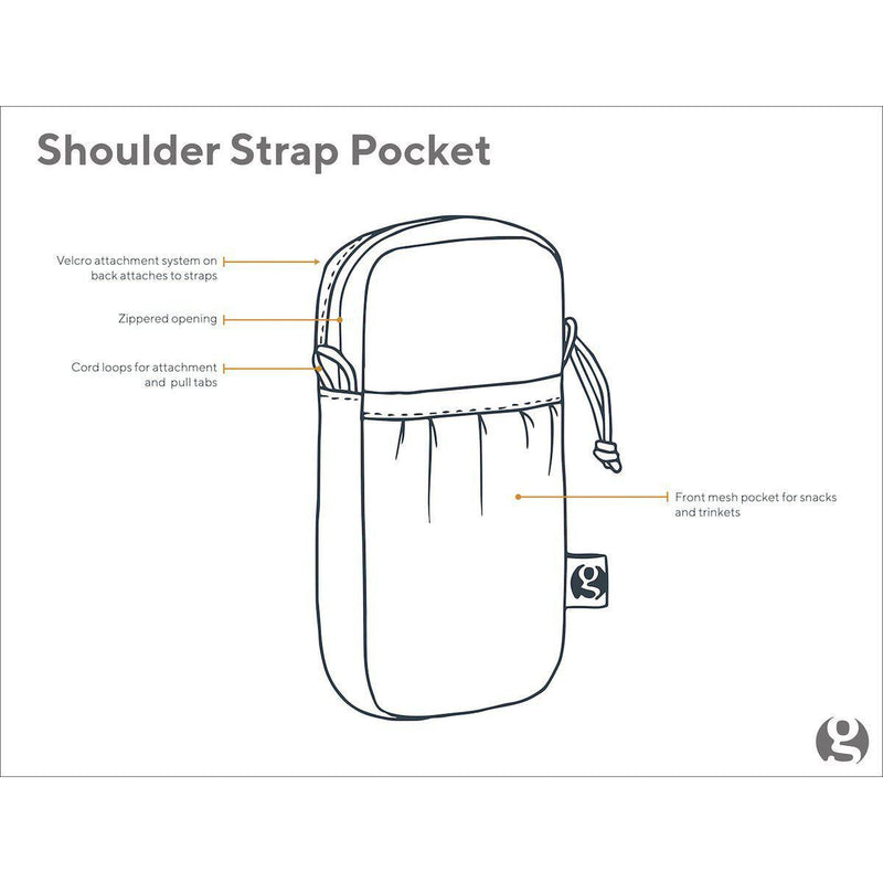 Gossamer Gear Shoulder Strap Pocket -  